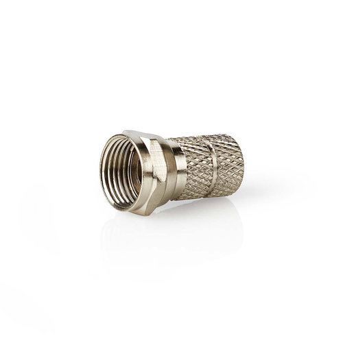 nedis F-Connector / Male - Voor 7,0 mm kabels / 5 Stuks / Metaal nedis F-Connector / Male - Voor 7,0 mm kabels / 5 Stuks / Metaal