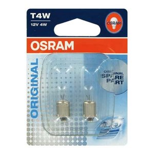 Osram Osram Original 12V T4W BA9s Osram Osram Original 12V T4W BA9s