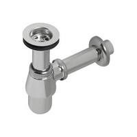 Plugbekersifon 5/4 Chroom Plieger