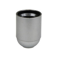 Fitting glad E27 zilver