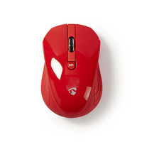 Draadloze muis / 1000 dpi / 3-knops / Rood