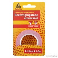 dubbelzijdige tape 1.5 m x 19 mm x 1.0mm wit