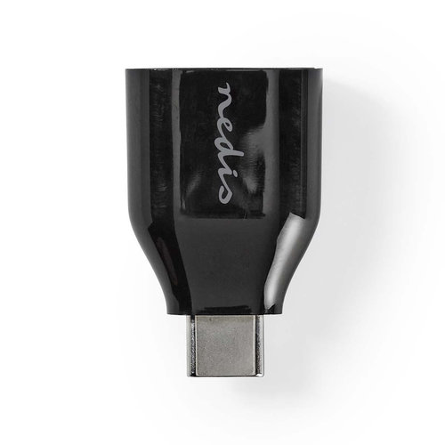 nedis USB 3.0-Adapter / Type-C  Male - A Female / Zwart