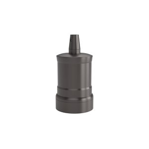 Calex Lamphouder Aluminium lamphouder, piek model M-035, mat parel zwart Calex Lamphouder Aluminium lamphouder, piek model M-035, mat parel zwart