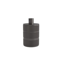 Lamphouder Aluminium lamphouder, 3 rings model, mat parel zwart