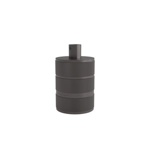 Calex Lamphouder Aluminium lamphouder, 3 rings model, mat parel zwart Calex Lamphouder Aluminium lamphouder, 3 rings model, mat parel zwart