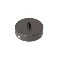 Plafondplaat Metalen plafondplaat mat parel zwart