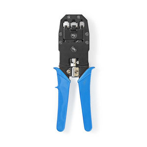 nedis Krimptang voor RJ45 - RJ11 - RJ10 blauw