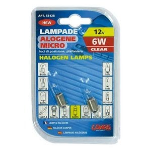 Lampa Lampa H6W halogeen lamp 12V 6W BAX9S 2 stuks - autolamp dashboard lampje