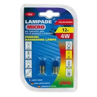BA9s lamp 12V 4W blauw