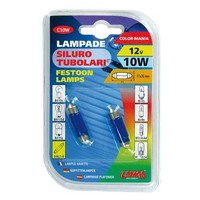 11x35mm buislamp 12V 10W blauw