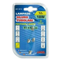 15x41mm buis lamp 12V 18W