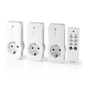 nedis Draadloze Schakelset / Binnen / Wit nedis Draadloze Schakelset / Binnen / Wit