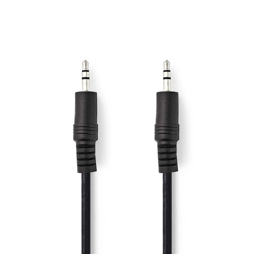 nedis Stereo-Audiokabel / 3,5 mm Male - 3,5 mm Male / 5,0 m / Zwart