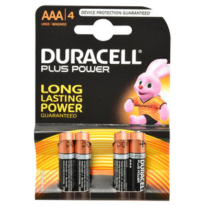 Duracell Duracell Plus Power 4 x AAA 1.5V