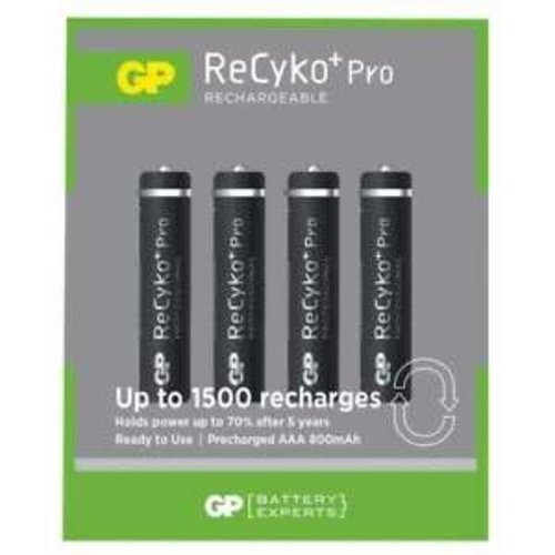 GP GP Recyko+ Pro 4 x AAA 850mAh 1.2V