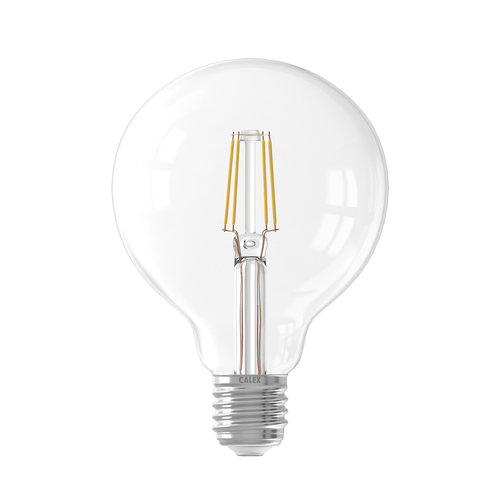 Calex 474791 Ledlamp Filament Globe lamp 240V 6 Watt 600 Lumen 2700K Helder