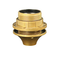 Fitting E27 + buitendraad goud  +1 ring