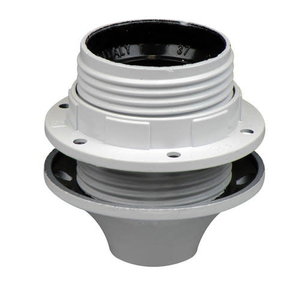 Universeel Fitting E27 + buitendraad wit   +1 ring Universeel Fitting E27 + buitendraad wit   +1 ring
