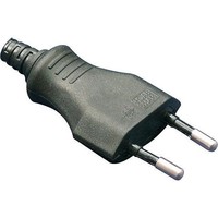 Eurostekker Schroef Zwart 2.5A Los