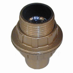 Universeel Fitting E14 + buitendraad goud Universeel Fitting E14 + buitendraad goud