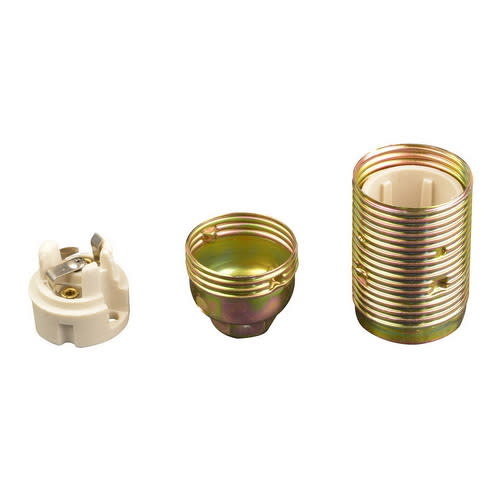 Universeel Fitting E14 metaal + schroefrand Universeel Fitting E14 metaal + schroefrand