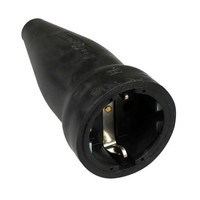 Rubberen contra stekker +randaarde