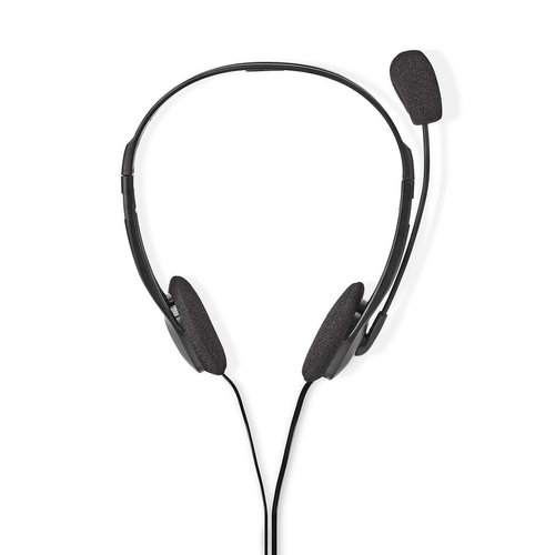 nedis PC-Headset / On-Ear / 2x 3,5 mm Connectoren / 2,0 m / Zwart