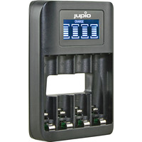 Jupio USB 4-slots Battery Fast Charger LCD AA & AAA