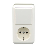 Combinatie schakelaar  +RA       opbouw