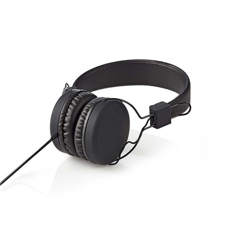nedis Bedrade hoofdtelefoon / On-ear / Opvouwbaar / 1,2 m ronde kabel / Zwart