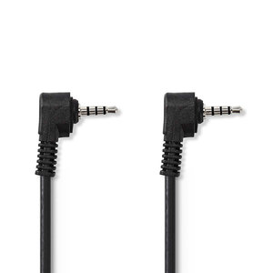 nedis 3,5 mm AV-Kabel / 3,5 mm AV Male - 3,5 mm AV Male / 1,0 m / Zwart