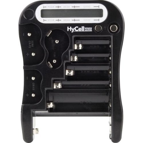 HyCell HyCell Batterijtester Batterietester LCD Meetbereik (batterijtester) 1.5 V, 3 V, 6 V, 9 V Batterij