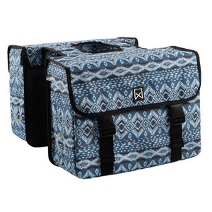 Willex Indigo Dubbele Tas Blauw