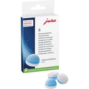 Jura JURA 3-in-1 Reinigingstabletten 6 stuks voor optimale koffiemachine reiniging en bescherming
