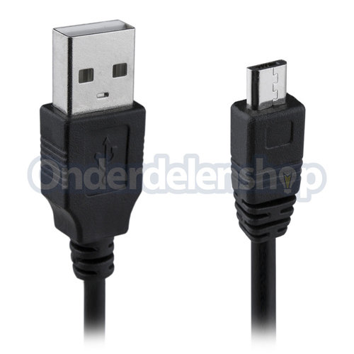 A-DAPT Data en laadkabel Micro USB zwart A-DAPT Data en laadkabel Micro USB zwart