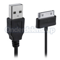 Data en laadkabel Samsung TAB zwart