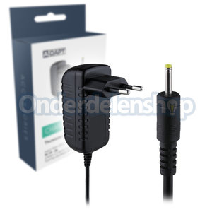 A-DAPT Thuislader tablet dunne pin 9V zwart