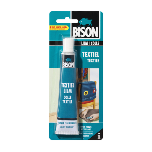 Bison bison textiellijm 50ml kaart