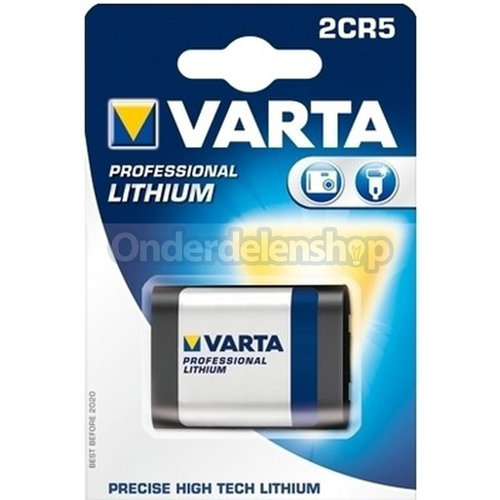 Varta Varta Lithiumcel 2CR5 6.0Volt 1500mAh 6203 Bls1