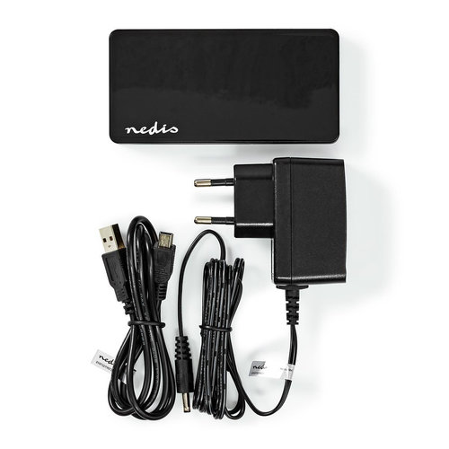 nedis USB-Hub / 4-Poorts / USB 2.0 / Externe Voeding nedis USB-Hub / 4-Poorts / USB 2.0 / Externe Voeding