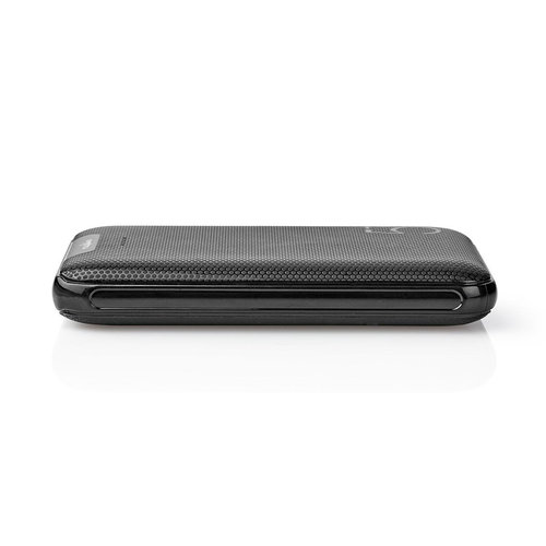 nedis Powerbank / 5000 mAh / 1 USB-A uitgang 1.0 A / micro-USB ingang / Zwart