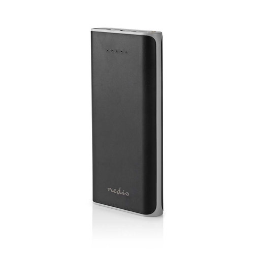 nedis Powerbank / 20000 mAh / 2 USB-A uitgangen 3.1 A / micro-USB ingang / Zwart nedis Powerbank / 20000 mAh / 2 USB-A uitgangen 3.1 A / micro-USB ingang / Zwart