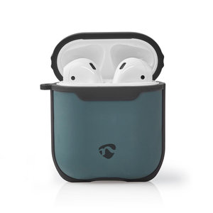nedis AirPods 1 and AirPods 2 Case | Green / Black