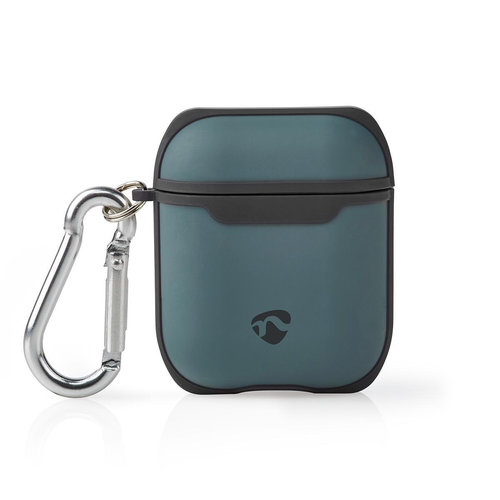 nedis AirPods 1 and AirPods 2 Case | Green / Black