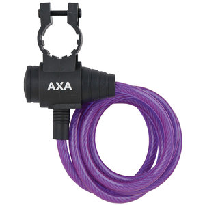 Axa AXA Zipp kabelslot paars 120cm eu8mm