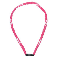 AXA Kettingslot Rigid Rcc 120cm eu3,5mm code, roze