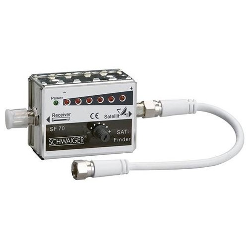 Schwaiger Satfinder Sat-Finder Led met geluidsindiciatie Schwaiger Satfinder Sat-Finder Led met geluidsindiciatie
