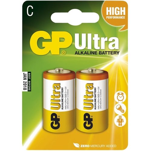 GP G.P Batterij Alkaline Ultra Lr14 1.5V