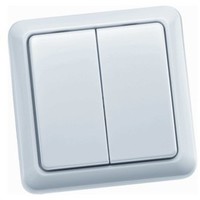 Schakelaar Dubbele Wandschakelaar AWST-8802